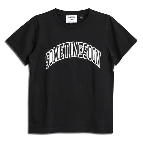 SOMETIME SOON Shirts 'Ocean'  sort / hvid