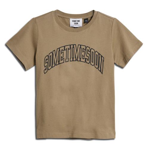 SOMETIME SOON Shirts 'Ocean'  lysebrun / sort