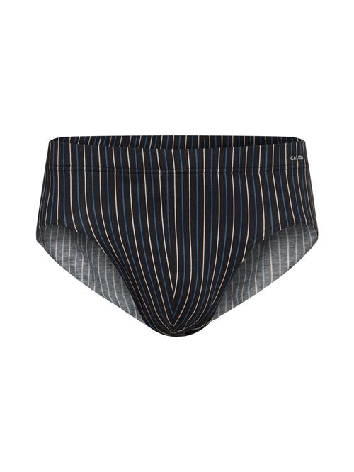 CALIDA Slip  blå / sort / hvid