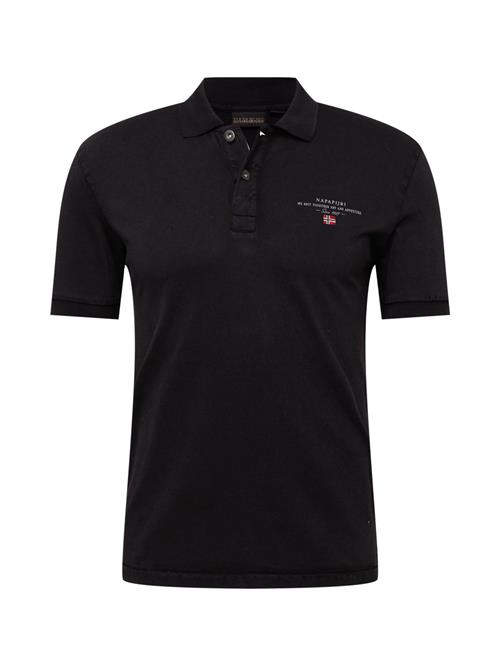 NAPAPIJRI Bluser & t-shirts 'Elbas'  navy / sølvgrå / rød / sort