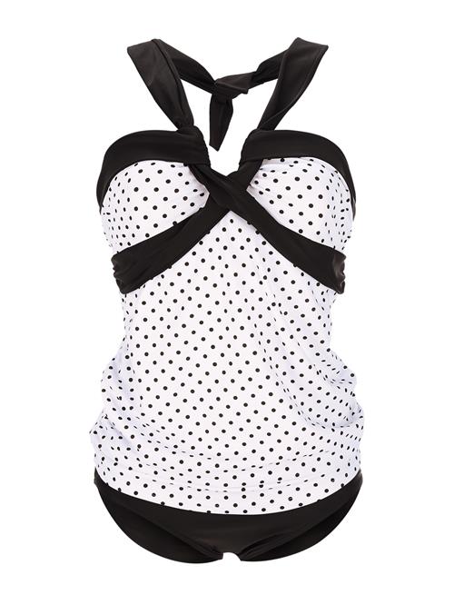 petit amour Tankini 'Amelie'  sort / hvid