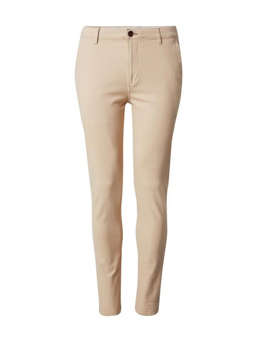 JACK & JONES Lærredsbukser 'JJMarco'  creme / sort