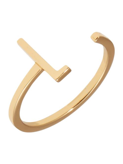 Design Letters Ring  guld
