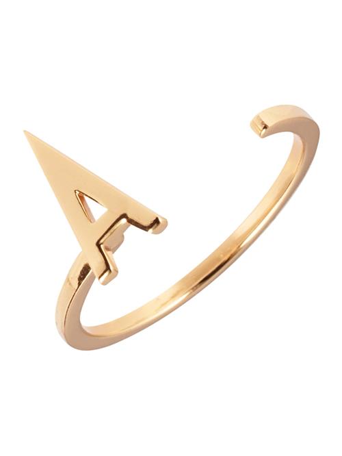Design Letters Ring  guld