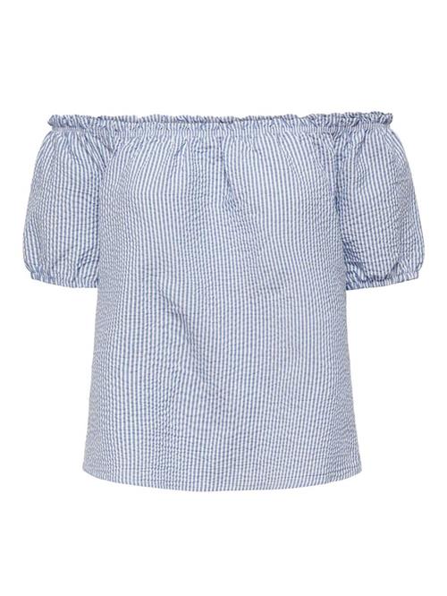 ONLY Overdel  blå / hvid