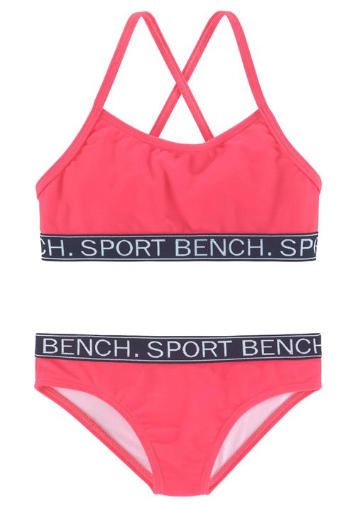 BENCH Bikini  pink / sort / hvid