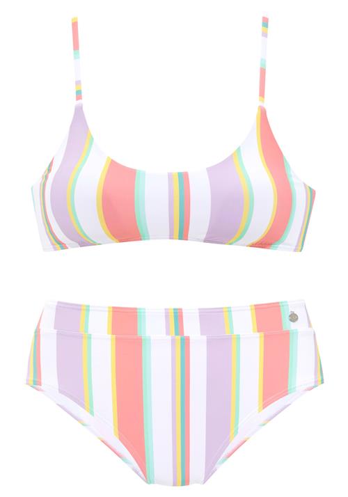 LASCANA Bikini  lysegrøn / pastellilla / lyselilla / koral