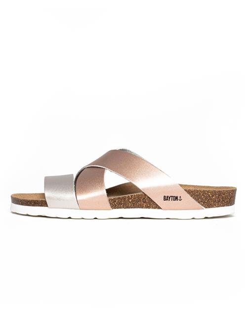 Bayton Pantoletter  brun / bronze / sort / sølv