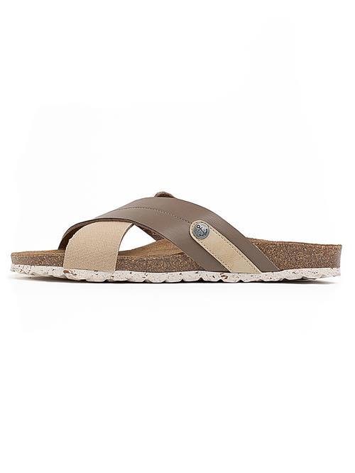 Bayton Pantoletter 'Mimizan'  chamois / mørkebeige