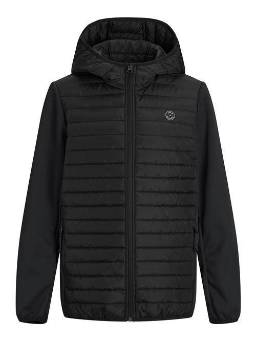 Jack & Jones Junior Overgangsjakke 'JJEMulti'  grå / sort