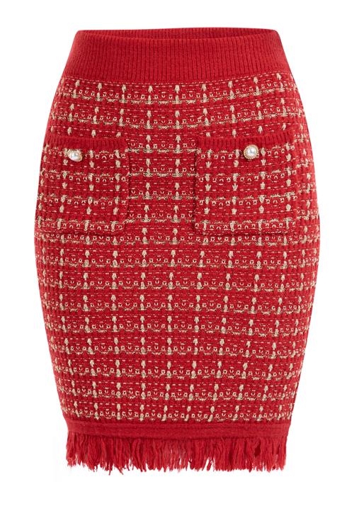 faina Nederdel  rød / hvid