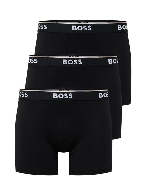 BOSS Boksershorts 'Power'  lysebrun / sort / hvid