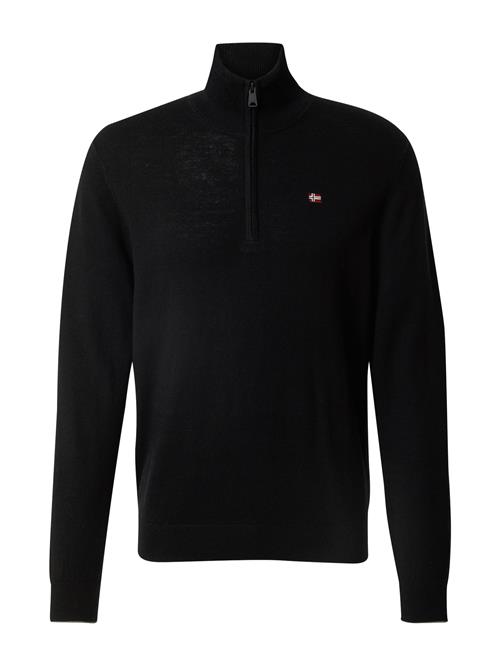 NAPAPIJRI Pullover 'Damavand'  navy / mørkerød / sort / hvid
