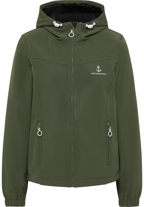 DreiMaster Maritim Funktionsjakke  grøn / hvid