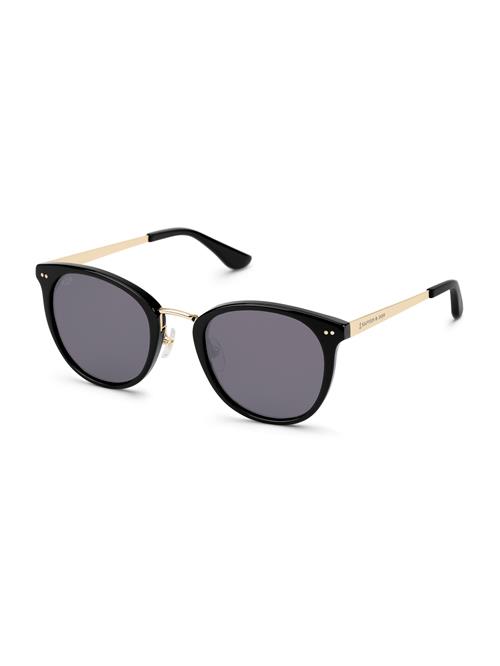 Kapten & Son Solbriller 'Prague All Black'  guld / sort