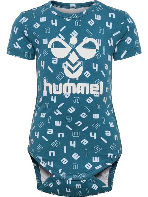 Hummel Sparkedragt/Body  blå / hvid