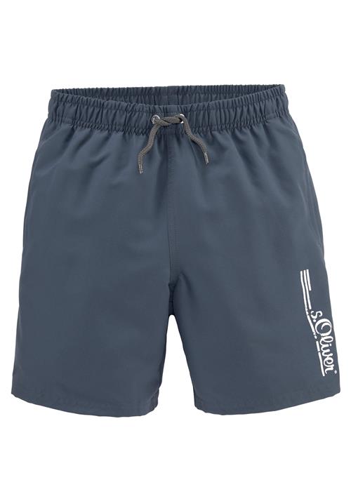 s.Oliver Badeshorts  dueblå / hvid