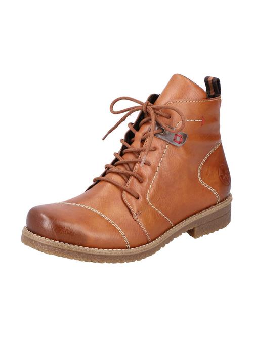 Rieker Snørestøvletter  karamel