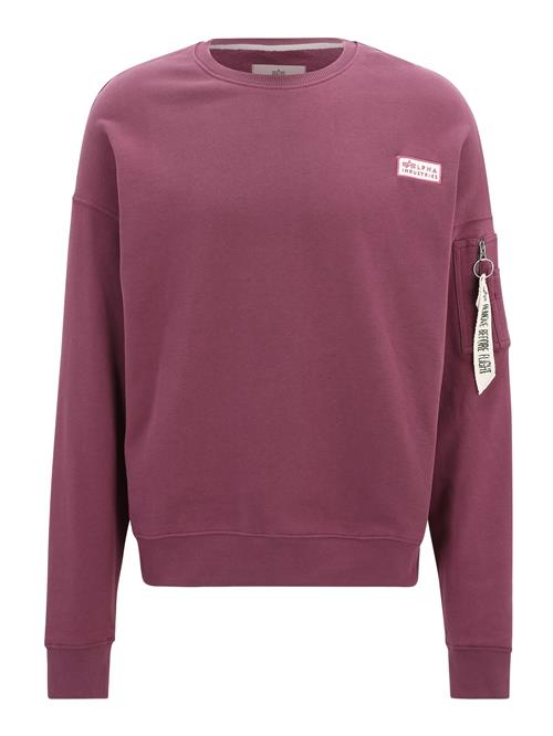 ALPHA INDUSTRIES Sweatshirt  creme / burgunder