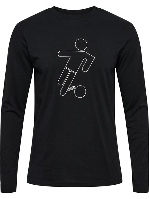 Hummel Funktionsskjorte  sort / hvid