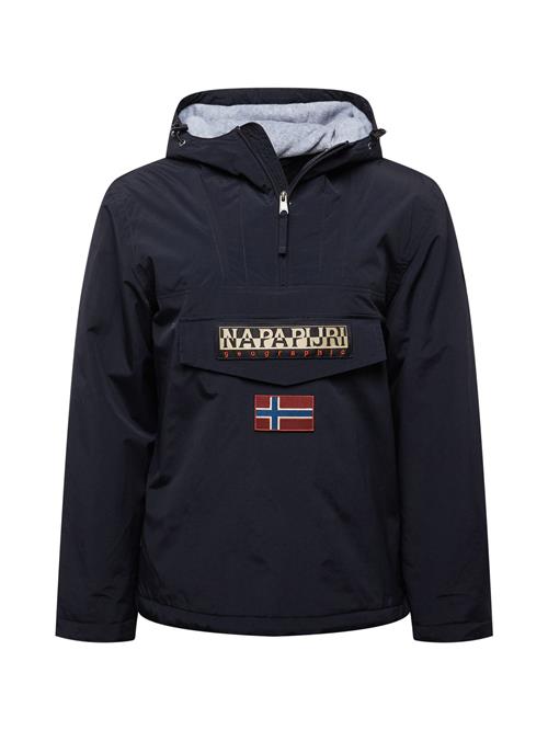 NAPAPIJRI Overgangsjakke 'Rainforest'  blå / guld / mørkerød / sort