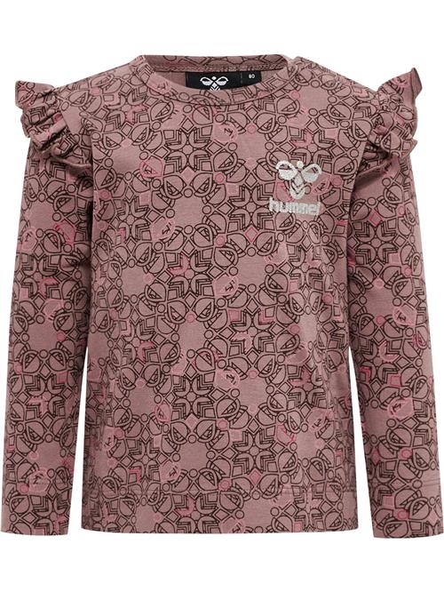 Hummel Bluser & t-shirts  taupe / mørk pink / sort / hvid