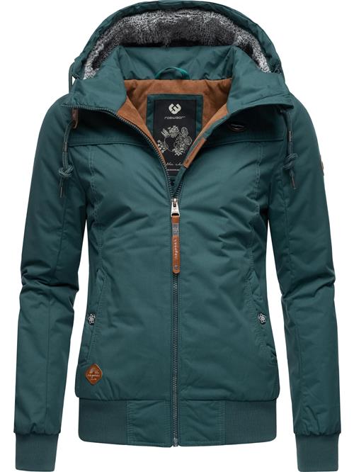 Ragwear Funktionsjakke 'Jotty'  karamel / mørkegrøn