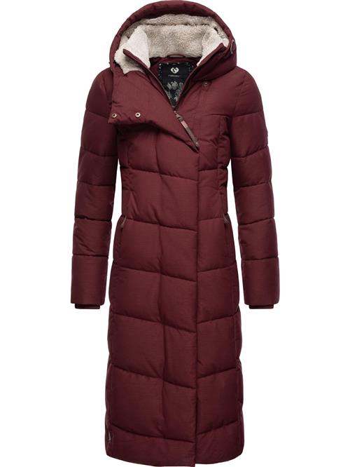 Ragwear Vinterfrakke 'Pavla'  vinrød / hvid