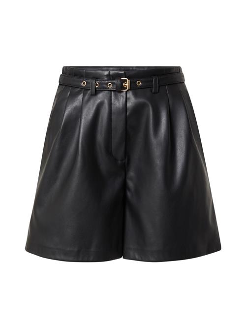 ONLY Bukser med lægfolder 'ONLHeidi'  sort