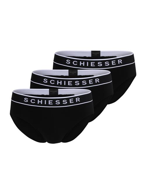 SCHIESSER Slip  sort / hvid