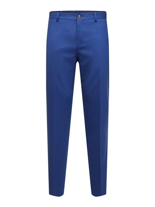 SELECTED Bukser med fals 'SLHNeil'  natblå