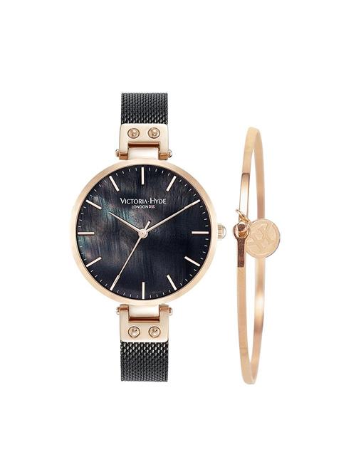 Victoria Hyde Analogt ur  guld / sort