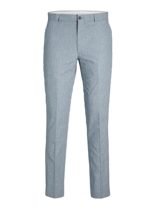 JACK & JONES Bukser med fals  lyseblå / hvid