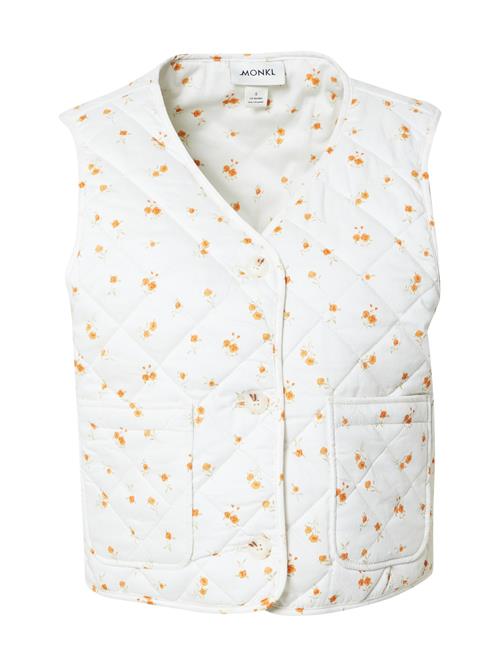 Monki Vest  curry / oliven / hvid