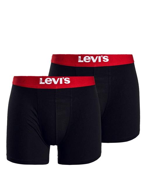 LEVI'S ® Boksershorts  carminrød / sort / hvid