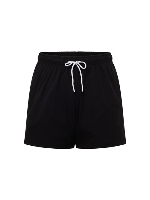 BOSS Badeshorts 'Iconic'  sort / hvid