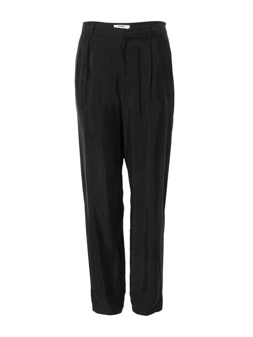 TRAPP Bukser med lægfolder 'Ron'  sort