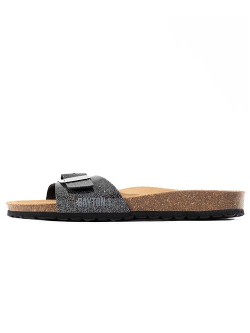 Bayton Pantoletter 'Zephyr'  karamel / sort