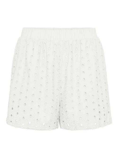 PIECES Bukser 'Højtaljede'  naturhvid