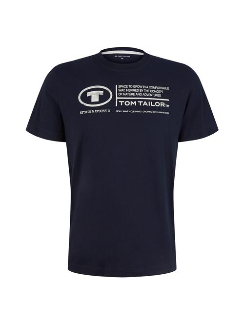 TOM TAILOR Bluser & t-shirts  marin / hvid