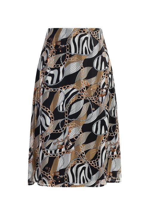 faina Nederdel 'Caneva'  brun / grå / sort / hvid