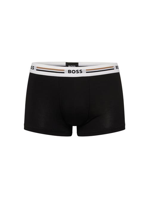 BOSS Boksershorts  lysebrun / sort / hvid
