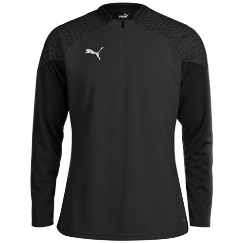 PUMA Funktionsskjorte 'TeamCup'  grå / sort / hvid