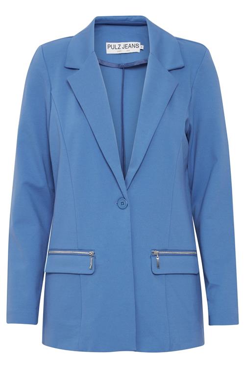 PULZ Jeans Blazer 'KIRA'  koboltblåt