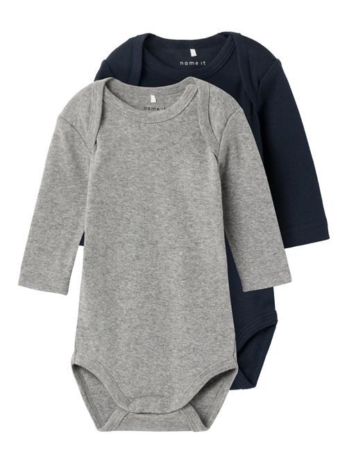 NAME IT Sparkedragt/Body  navy / grå-meleret