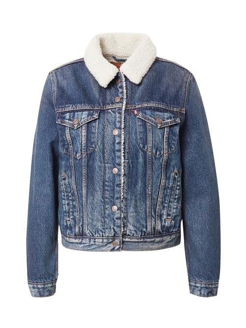LEVI'S ® Overgangsjakke 'Original Sherpa Trucker Jacket'  mørkeblå / uldhvid