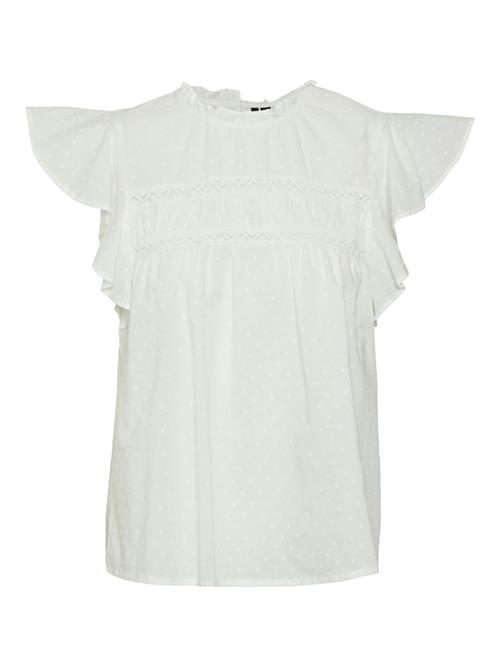 VERO MODA Bluse 'VMTRINE'  hvid