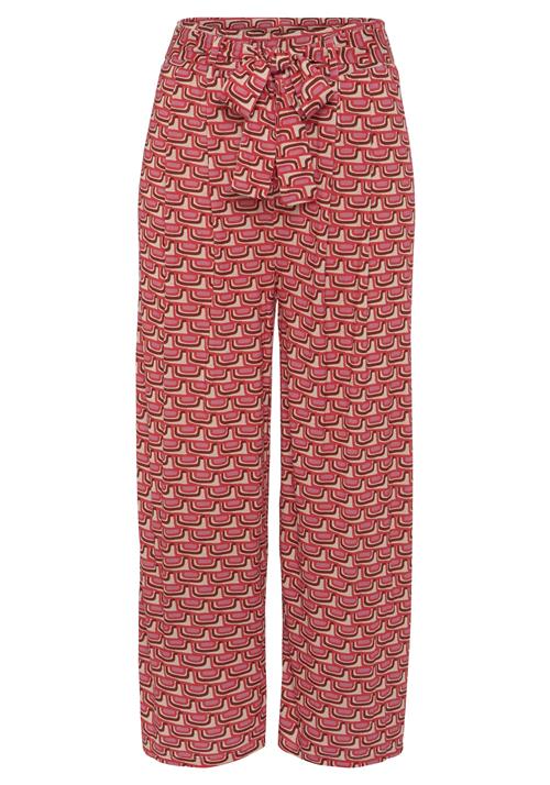 VIVANCE Bukser  creme / bordeaux / brandrød / melon