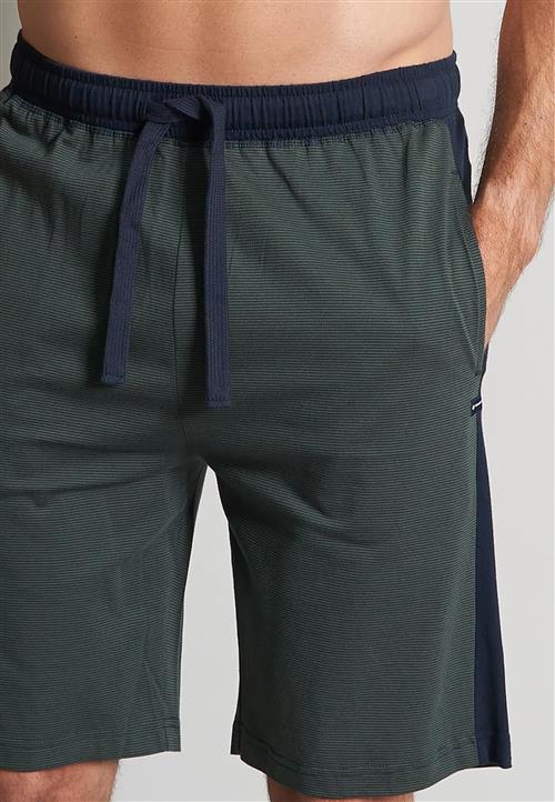 TOM TAILOR Pyjamasbukser  navy / mørkegrøn