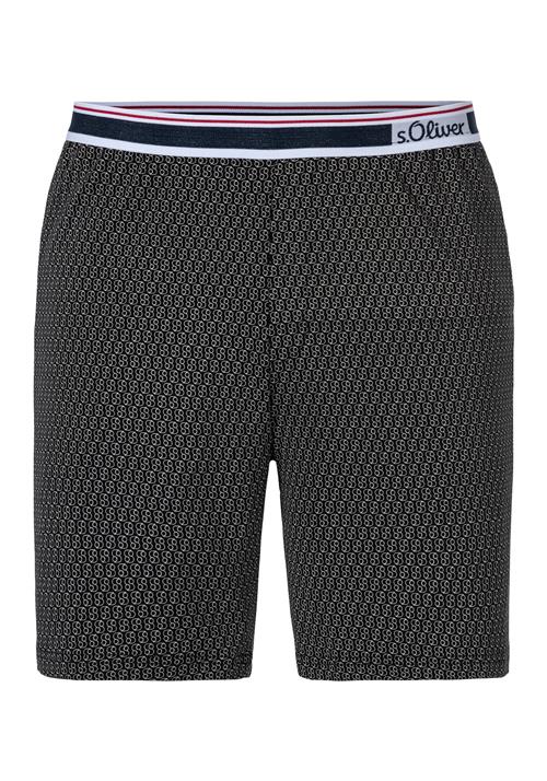 s.Oliver Pyjamasbukser  creme / navy / sort / hvid